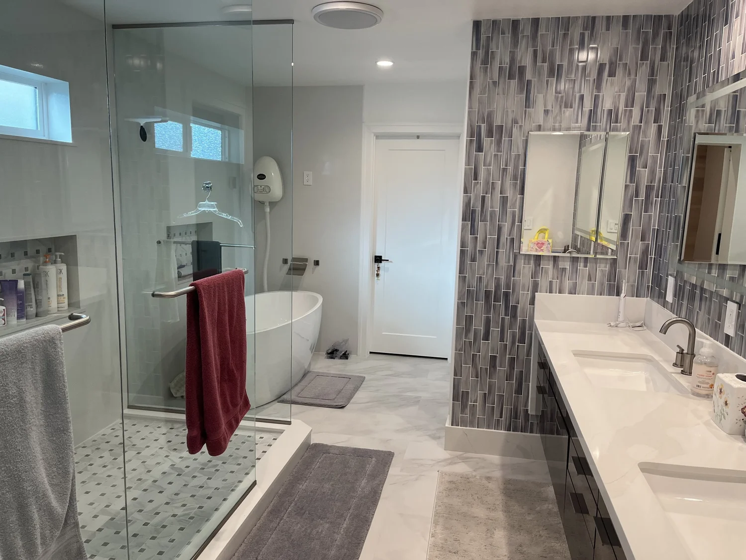 Bathroom remodeling project
